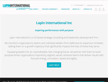 Tablet Screenshot of lapininternational.com